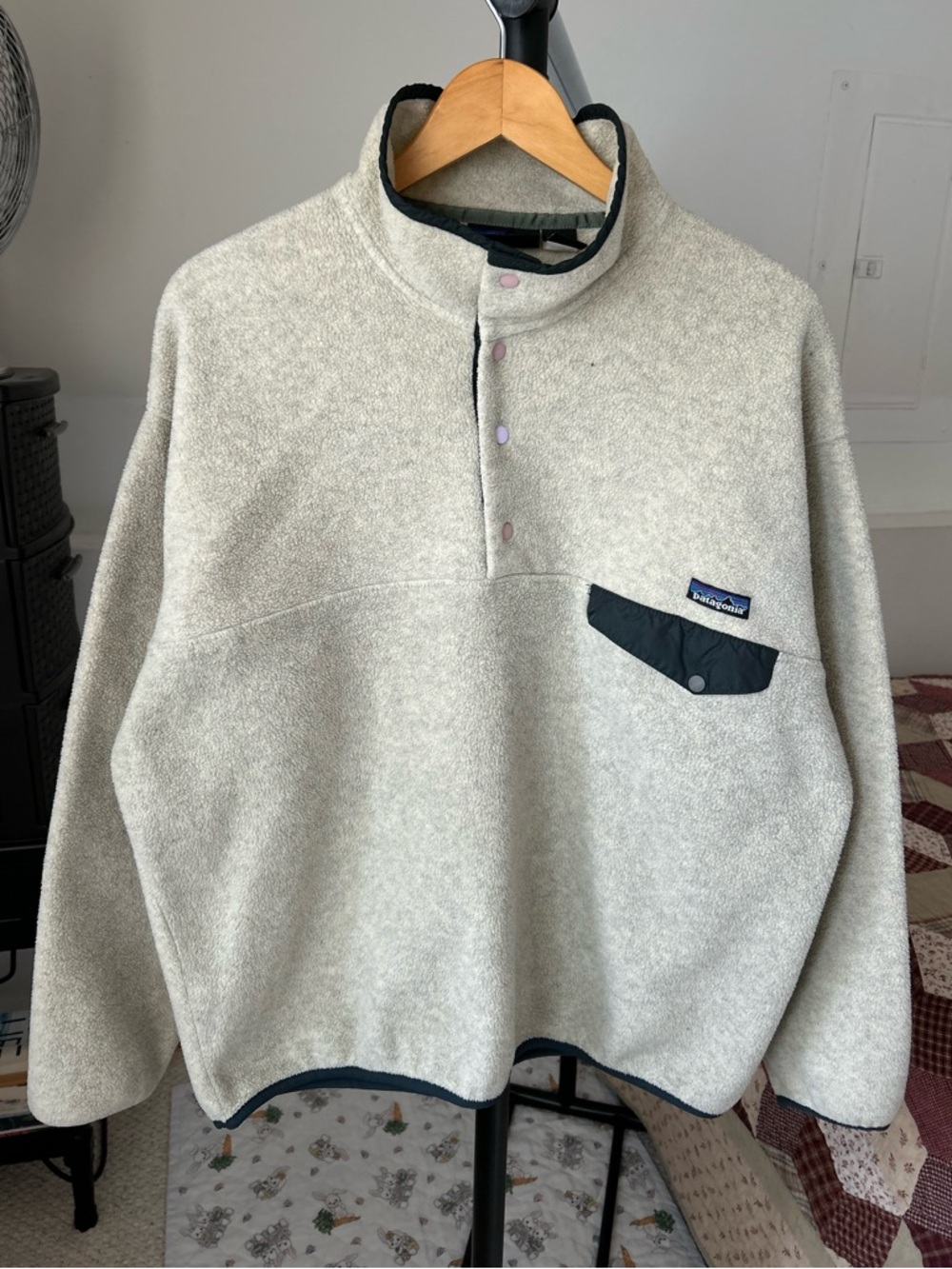 Vintage Patagonia Fleece Synchilla Snap-T Pullover Sweater Jacket Men’s XL